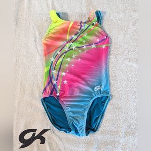 GK Multicolor Starburst Kids Dance Costume